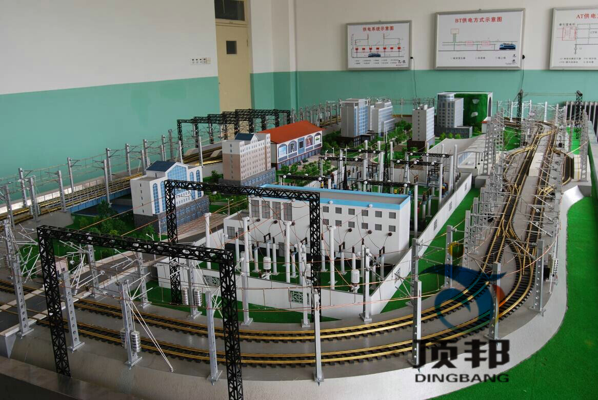城市軌道交通牽引供電沙盤模型