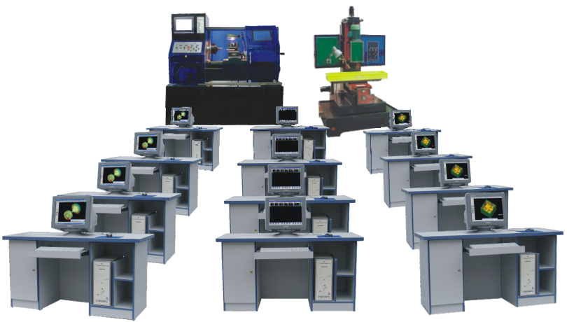 多媒體網(wǎng)絡型數(shù)控機床機電一體化培訓系統(tǒng)