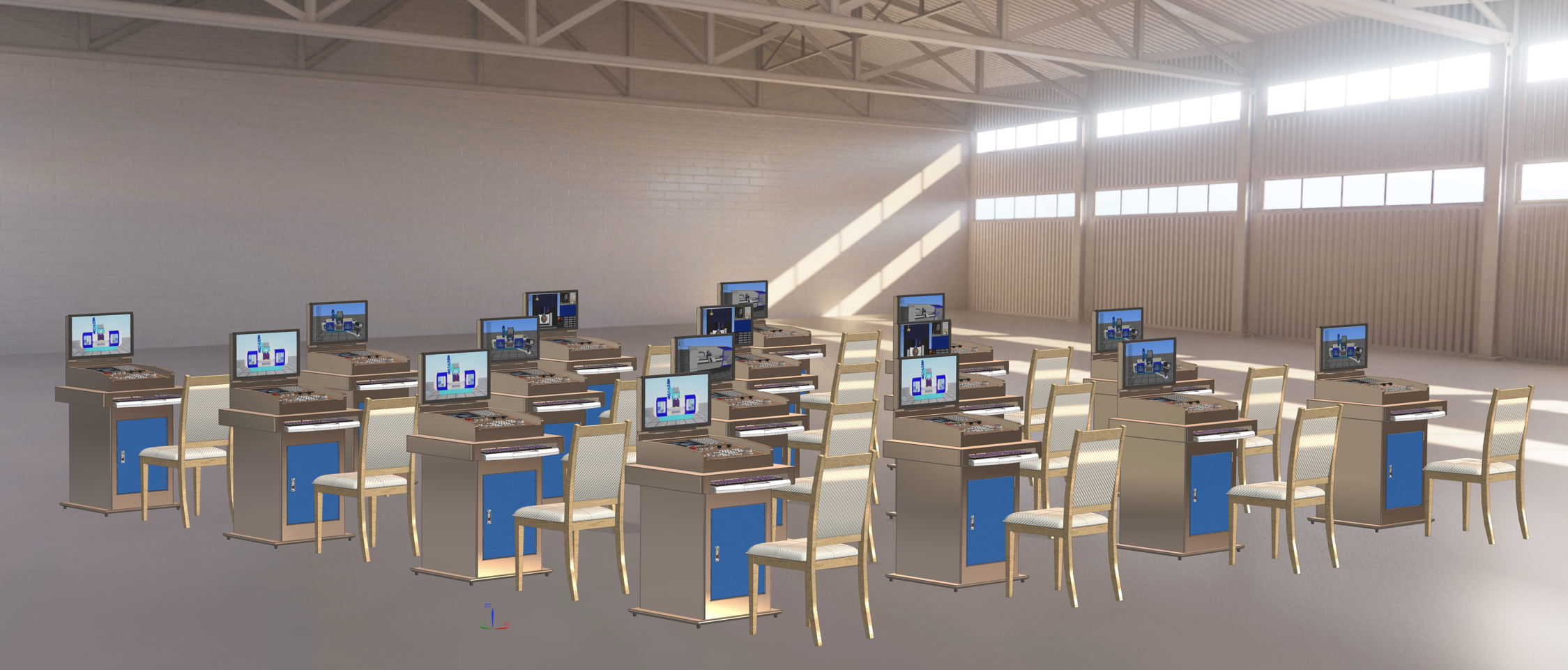 多系統(tǒng)數(shù)控理實(shí)一體化實(shí)訓(xùn)平臺