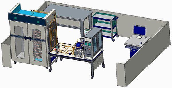 現(xiàn)代制冷裝調(diào)技術(shù)綜合實訓(xùn)考核設(shè)備